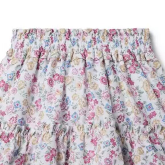 Janie and Jack Ditsy Floral Tiered Smocked Skirt NWT - Picture 3 of 3